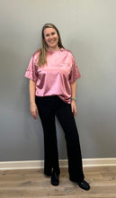 Load image into Gallery viewer, Metalic Pink Pocket Tee
