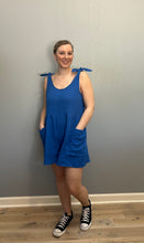 Load image into Gallery viewer, Bold Blue Romper
