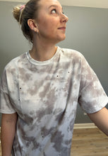 Load image into Gallery viewer, Oversized Neutral Tie Dye Tee

