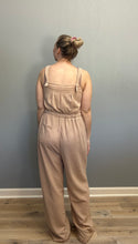 Load image into Gallery viewer, Neutral Jumpsuit with Jogger Drawstring
