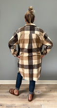 Load image into Gallery viewer, Neutral Flannel Shacket
