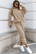 Load image into Gallery viewer, Khaki Hoodie and Jogger Set
