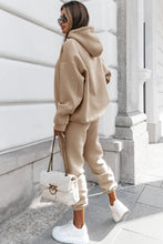 Load image into Gallery viewer, Khaki Hoodie and Jogger Set
