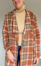 Load image into Gallery viewer, Plaid Long Blazer
