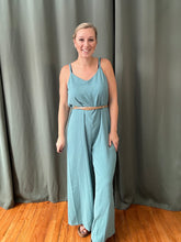 Load image into Gallery viewer, Green Wide Leg Jumpsuit
