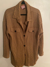 Load image into Gallery viewer, Knit Khaki Textured Jacket
