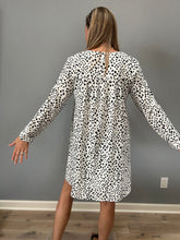 Load image into Gallery viewer, Abstract Dot Embroidered Babydoll Dress
